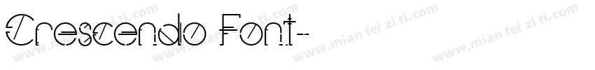 Crescendo Font字体转换
